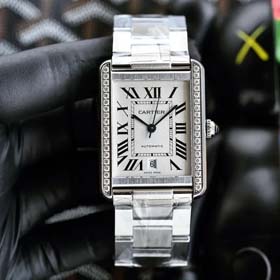 Cartier diamond square ladies watch（25 styles)-2052